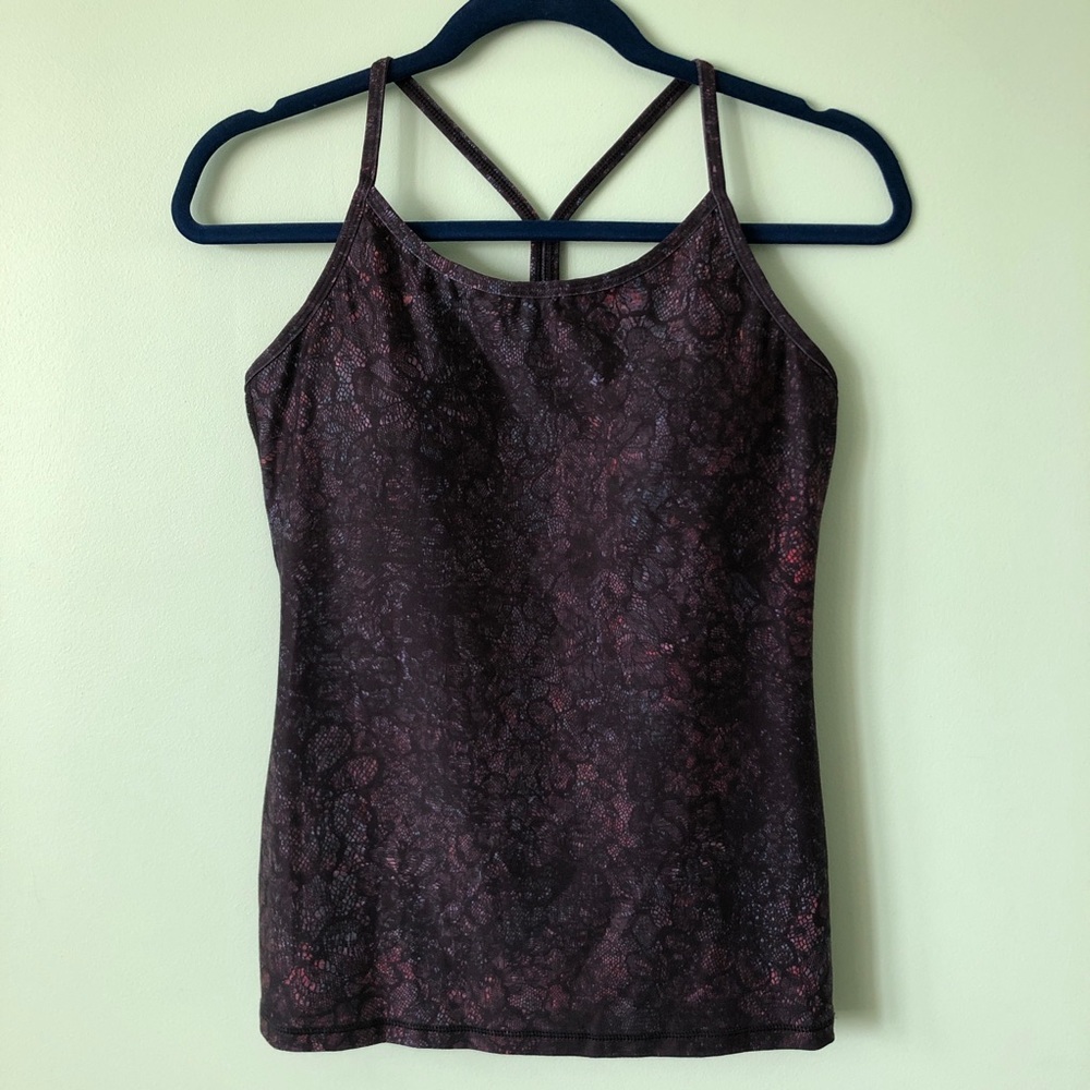 WITH Wear It To Heart Active Y Tank Built In Bra